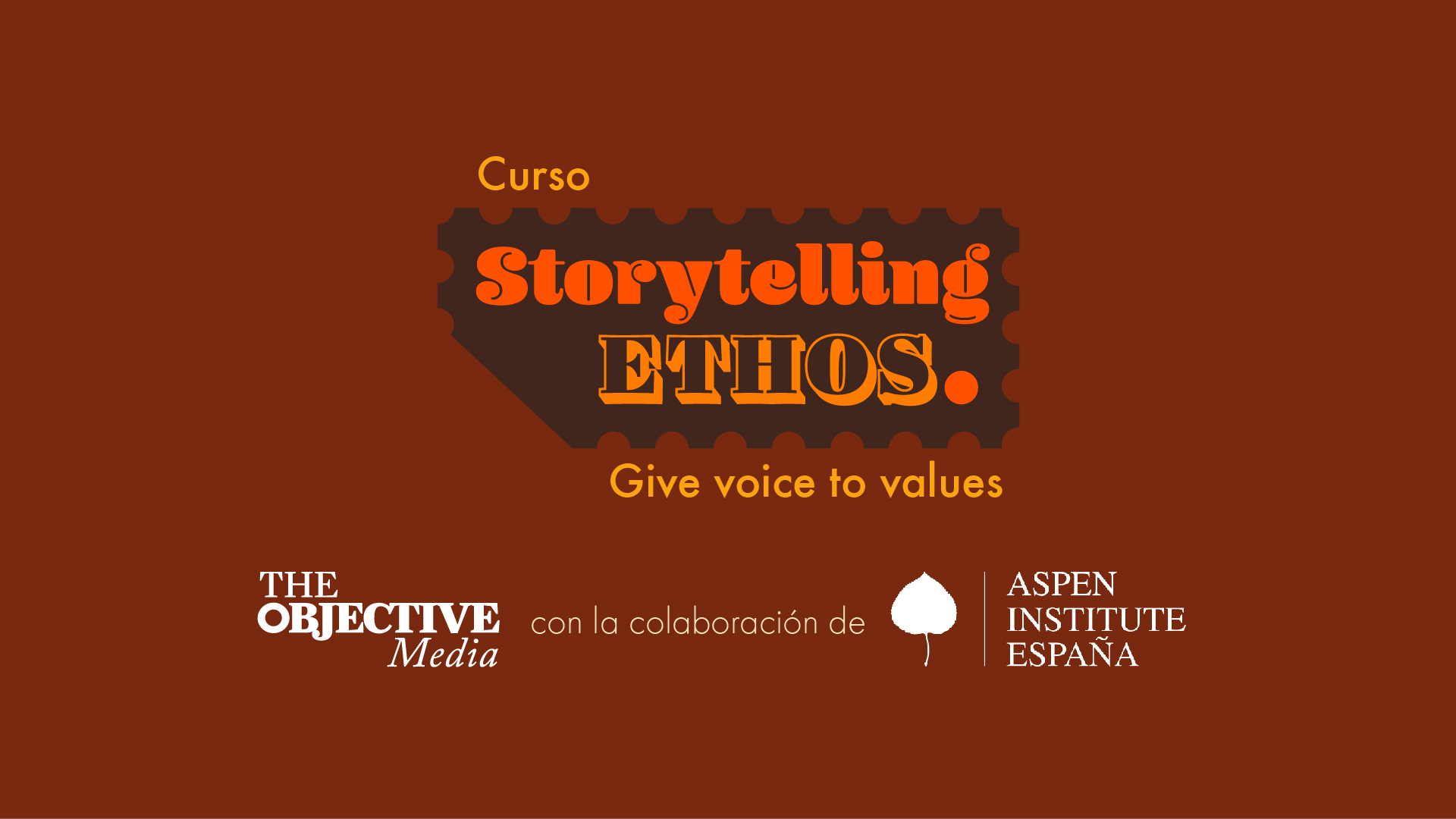 Llega la segunda edición del taller de Storytelling 'ethos'