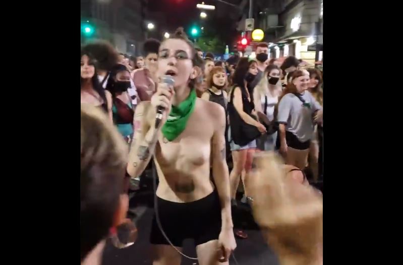 Así fue la manifestación previa a la legalización del aborto en Argentina