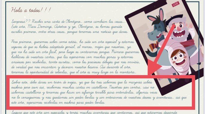 El ayuntamiento de Lejona (País Vasco) regaña a sus niños por escribir las cartas de Navidad en español y no en euskera