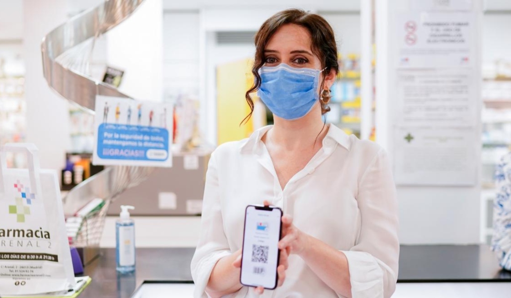 La tarjeta sanitaria virtual de Madrid incluirá desde hoy los test COVID