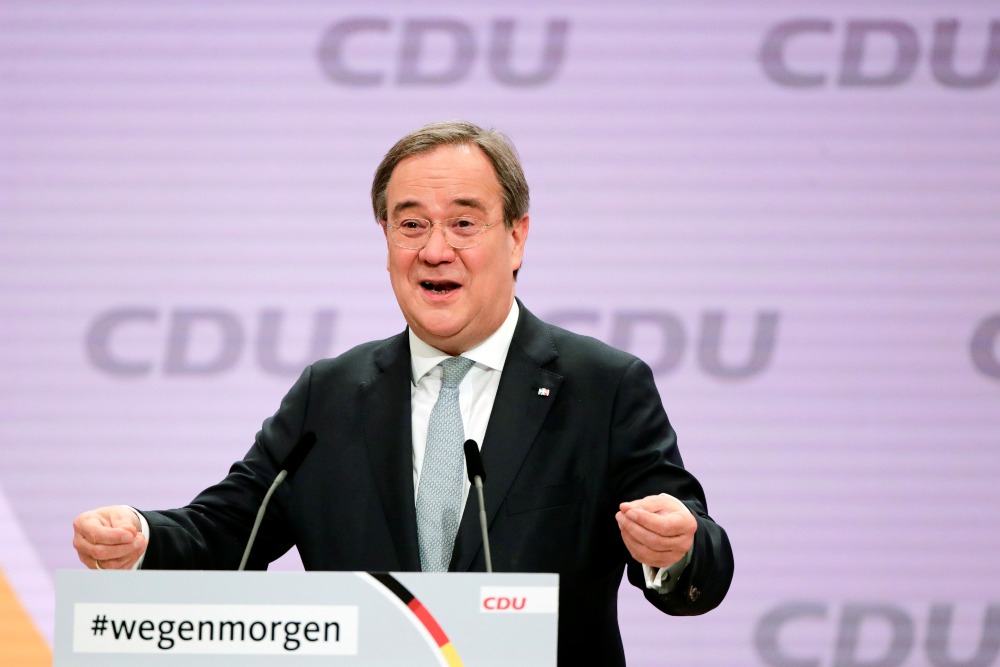 Armin Laschet, afín a Merkel, elegido presidente de la CDU