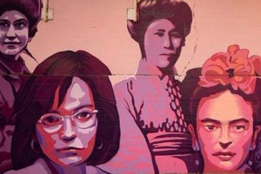 «El mural no se toca»: vecinos madrileños se unen para conservar un mural feminista