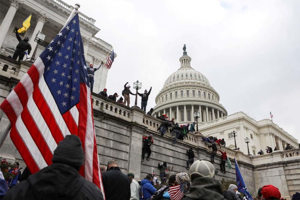 Asalto al Capitolio: las reacciones de Trump y Biden