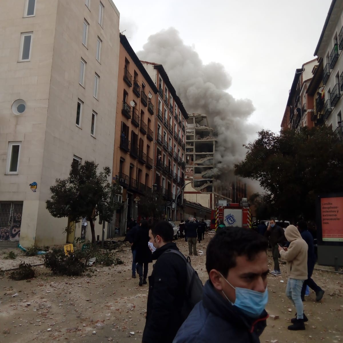 Crónica de una explosión en Madrid 1
