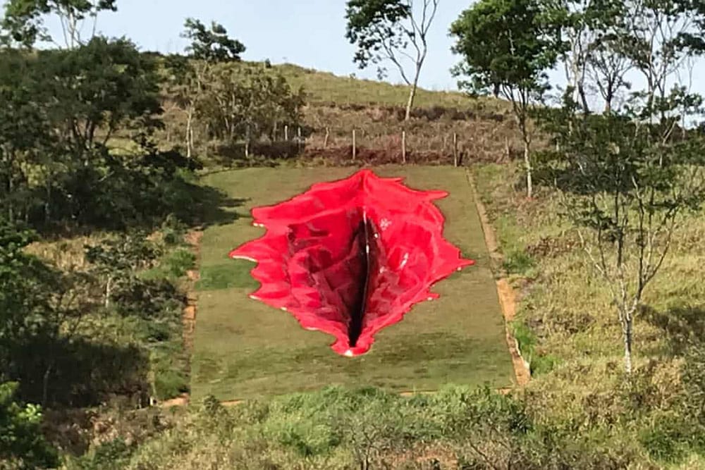 'Diva': la vagina de 33 metros que provoca la ira de la extrema derecha en Brasil