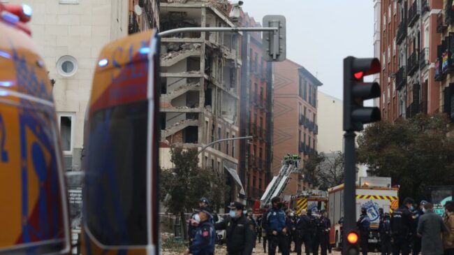 Al menos cuatro fallecidos por la fuerte explosión en el centro de Madrid
