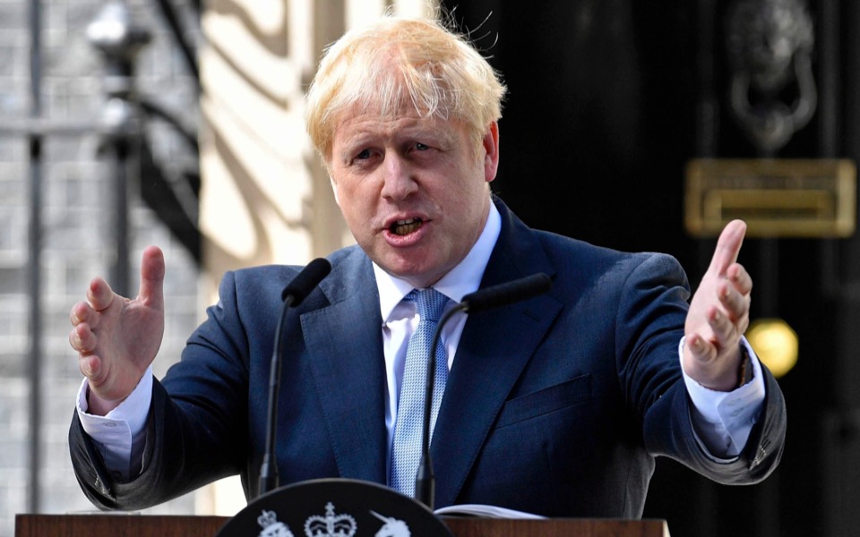 (VÍDEO) Boris Johnson se queda en blanco en un encuentro con empresarios y acaba hablando de Peppa Pig