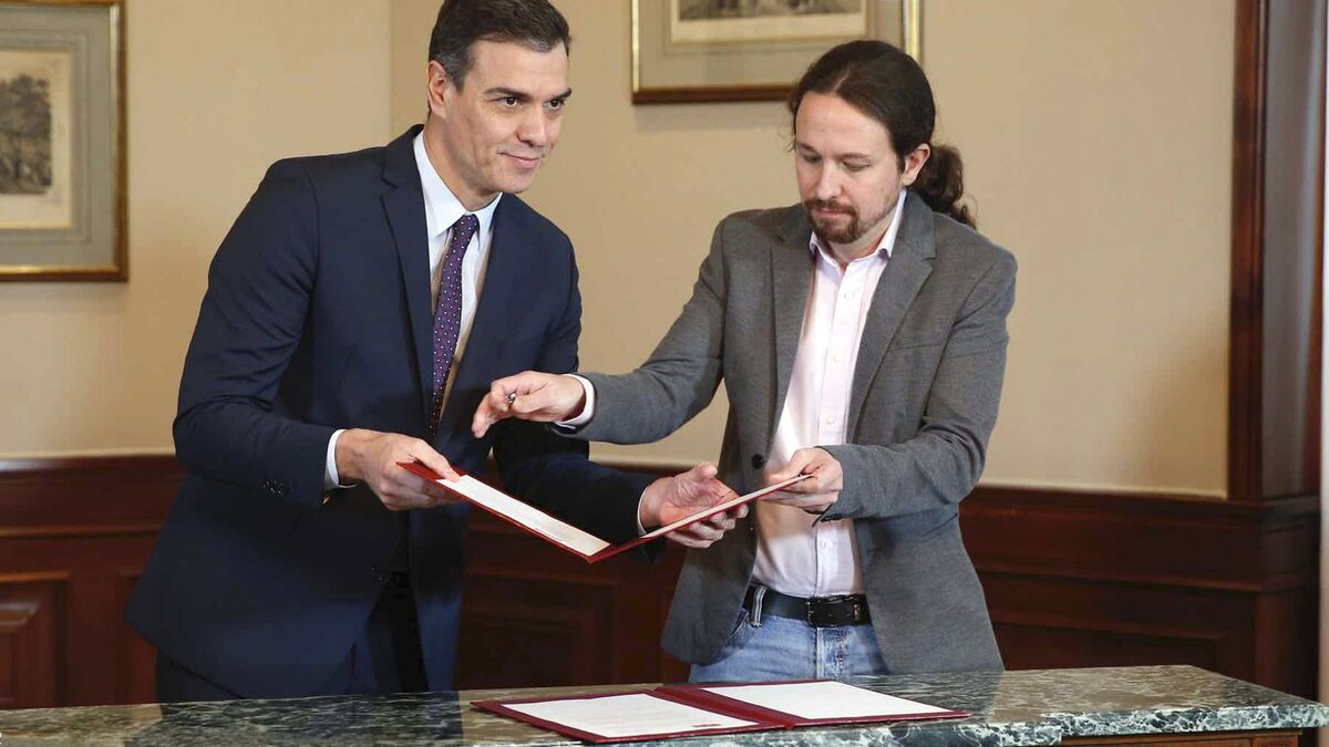 La mayoría de los españoles suspenden la gestión del gobierno de Sánchez e Iglesias