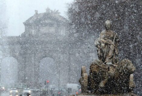 Alerta en toda España y nivel rojo en Castilla-La Mancha y Madrid por nevadas