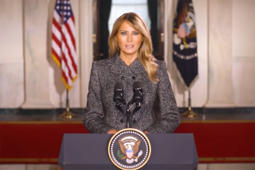 Melania Trump se despide de Estados Unidos como primera dama