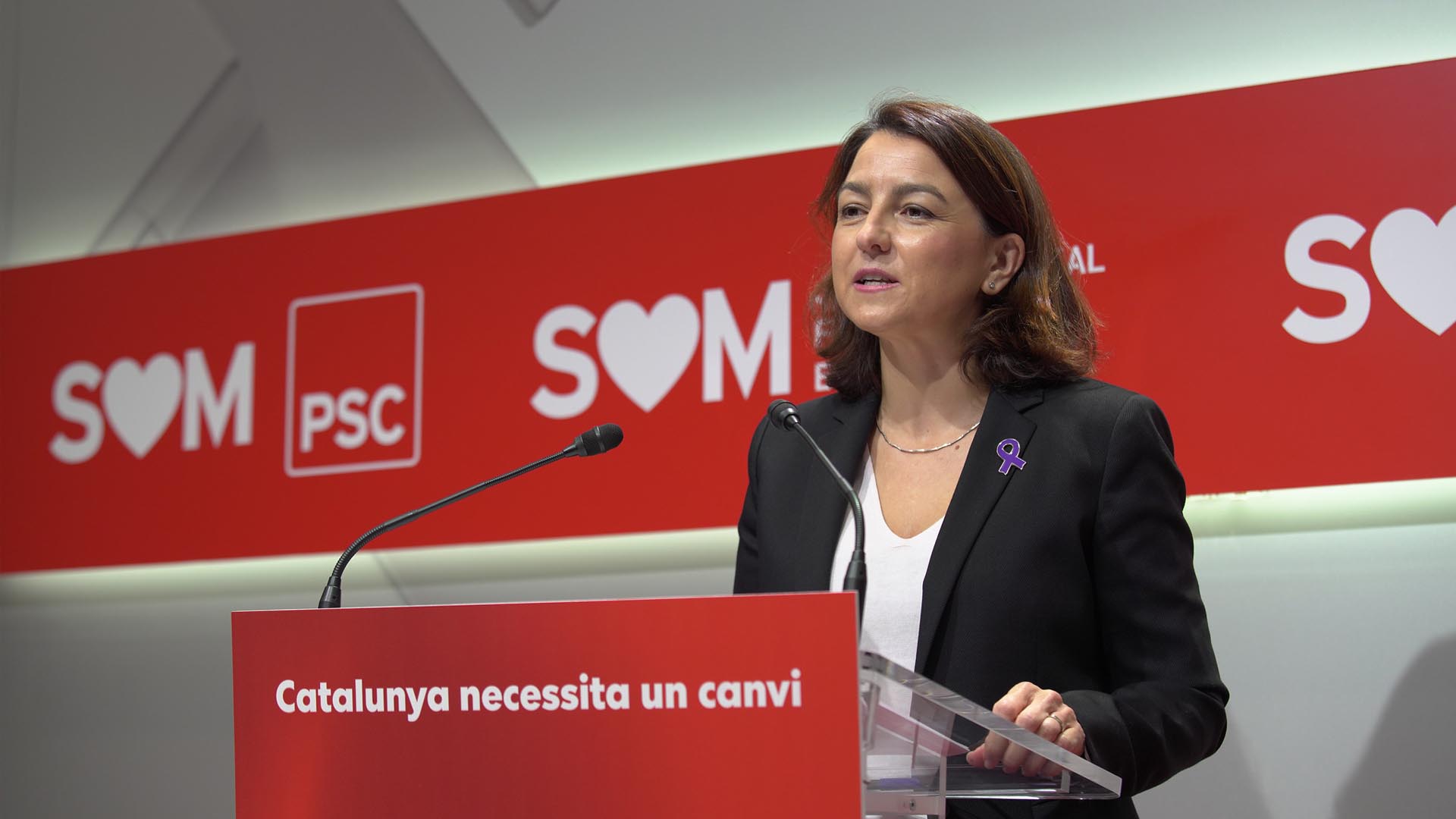 Eva Granados (PSC): «Apostamos por el reencuentro, por superar 10 años que no nos han traído nada bueno a los catalanes»