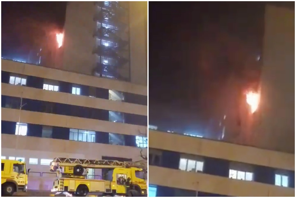 Detenido un paciente Covid por provocar un incendio en un hospital de Cádiz