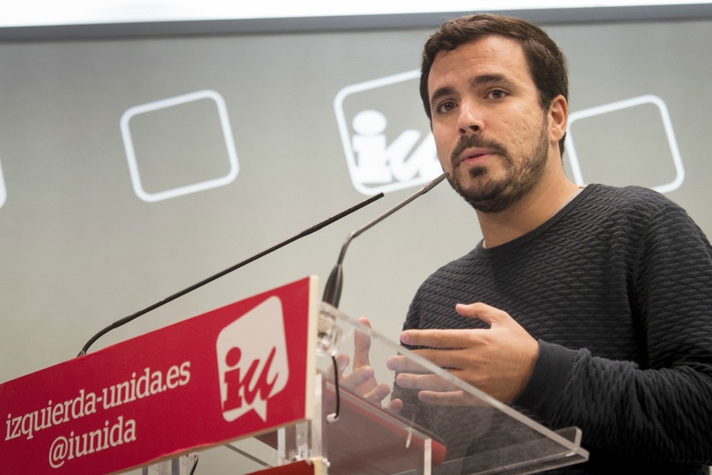 Garzón presenta su candidatura a la reelección como dirigente de IU