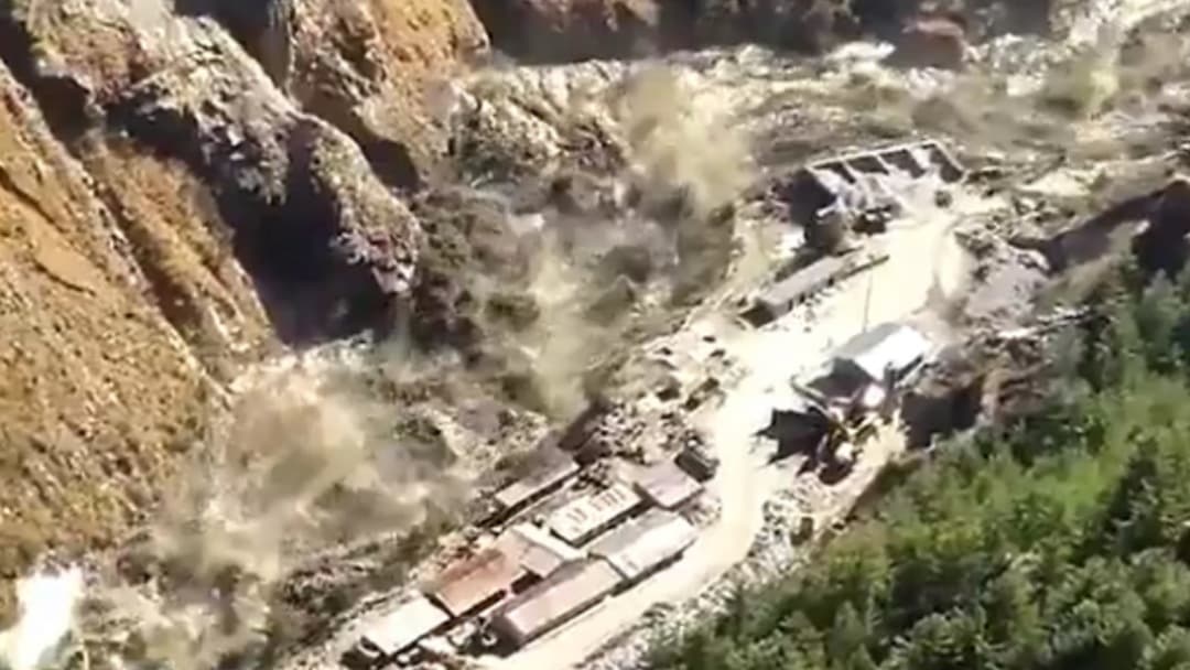 (VÍDEO) La avalancha ocurrida en la India deja al menos 19 muertos y 200 desaparecidos