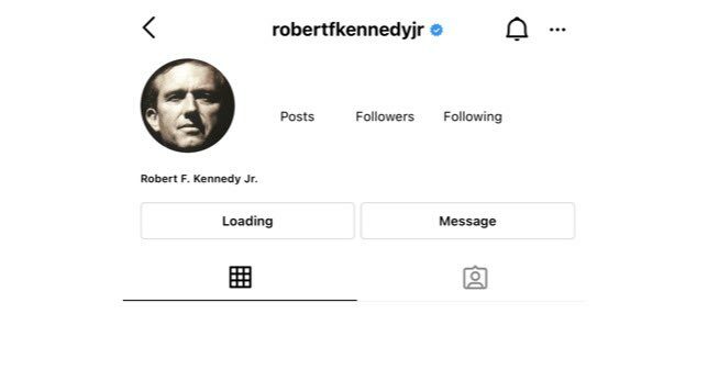 Instagram cierra la cuenta de Robert Kennedy por sus comentarios sobre el COVID