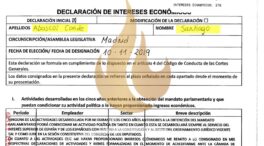 Las Cortes revisarán la fórmula utilizada por Vox en sus declaraciones de intereses económicos