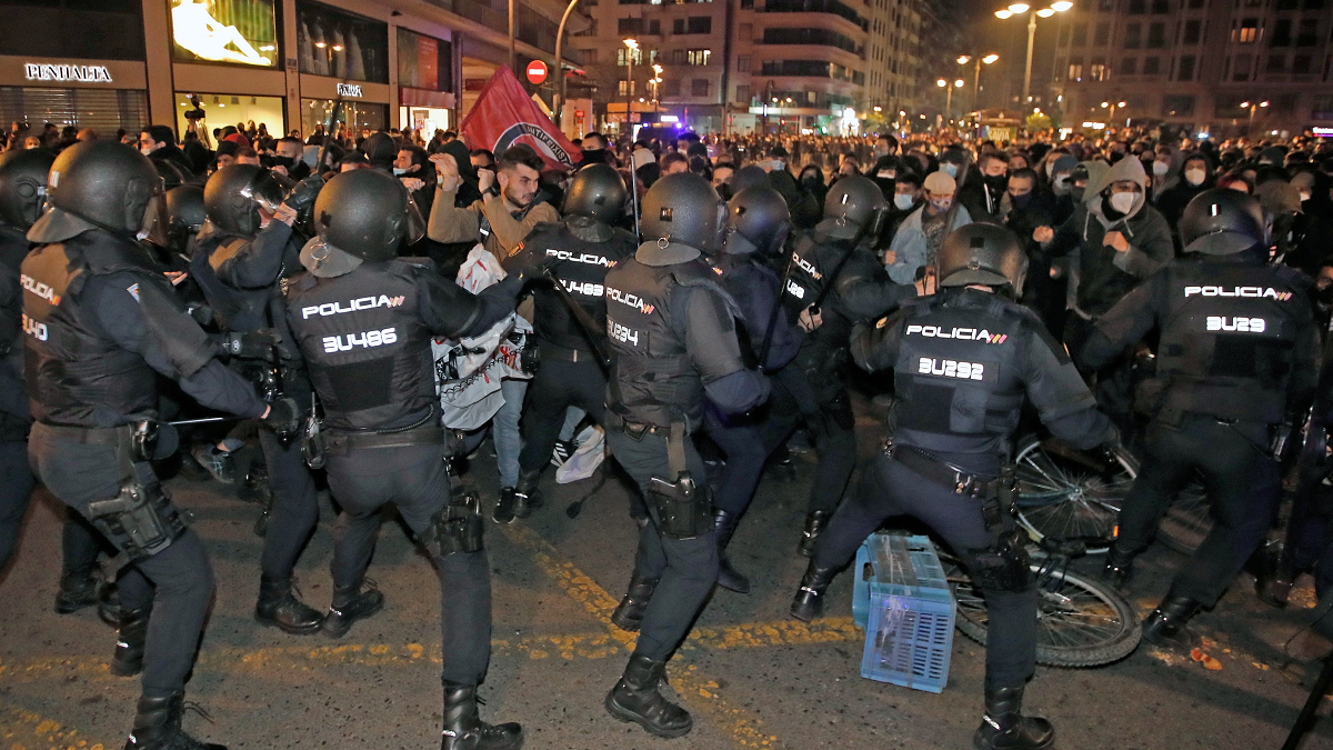 El alcalde de Valencia tacha de «desproporcionada» la actuación policial en las manifestaciones por Hasél