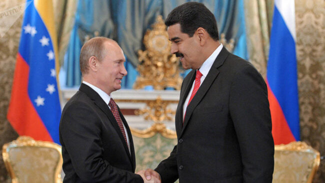 Maduro agradece a Putin los suministros de la vacuna rusa Sputnik V
