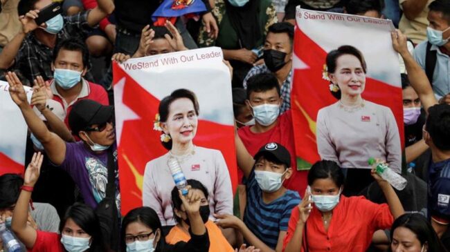 Myanmar vive una jornada de huelga general en protesta por el golpe