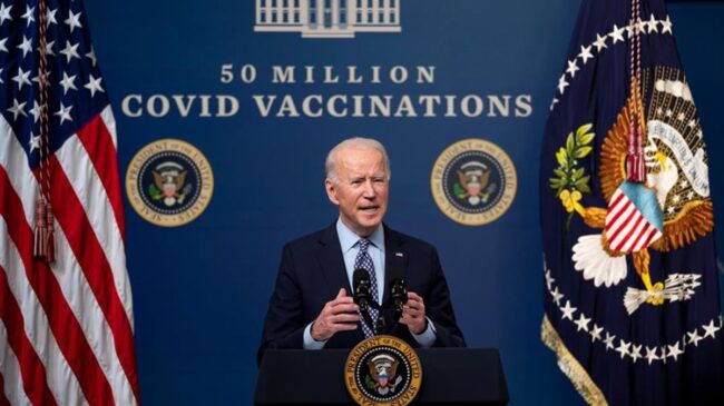 Estados Unidos ha administrado ya 50 millones de vacunas contra el COVID
