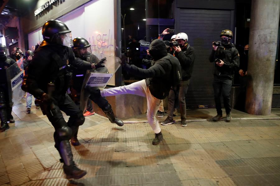 Nueva jornada de protestas en apoyo al rapero Hásel en diversas ciudades