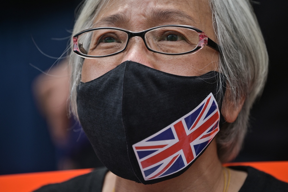 La 'abuelita Wong', activista prodemocracia de Hong Kong, lidera una nueva jornada de protestas