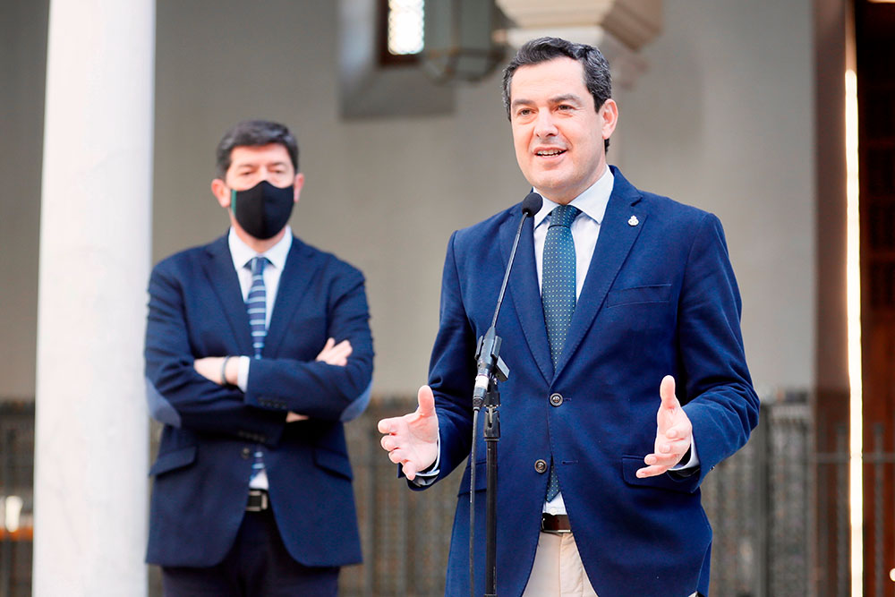 PP y Cs muestran unidad en Andalucía: «Este es un Gobierno muy sólido»