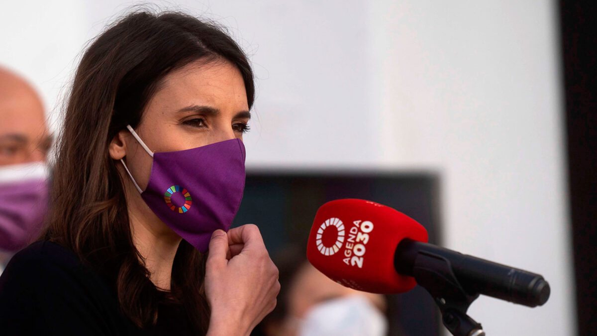 Irene Montero, monotemática