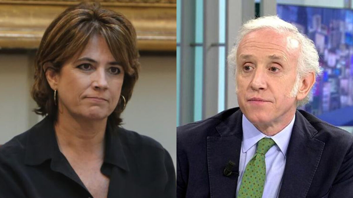 (VÍDEO) Encuentro entre Dolores Delgado y Eduardo Inda horas antes de la salida de Villarejo de prisión