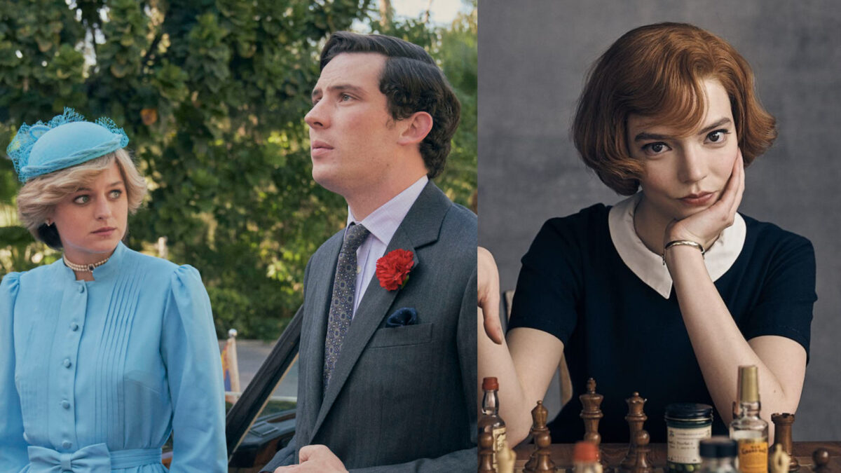 ‘The Crown’ y ‘Gambito de dama’ arrasan en los Globos de Oro