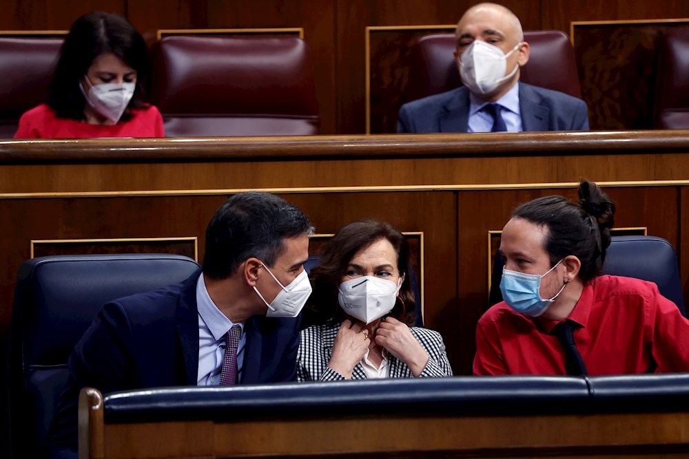 Carmen Calvo descarta un adelanto electoral: «La legislatura llega al 2023»