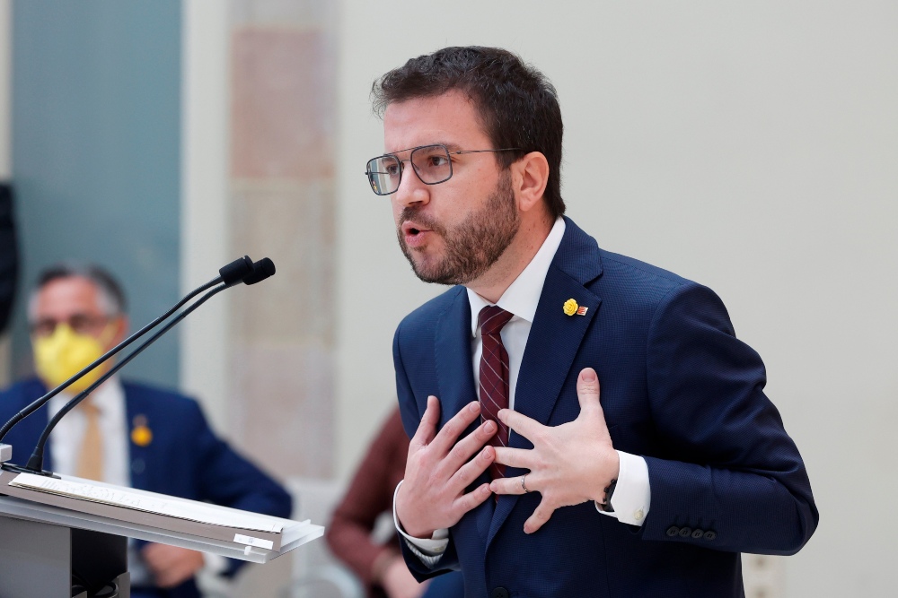 Fracasa la investidura de Aragonès en la primera vuelta por la abstención de JxCat