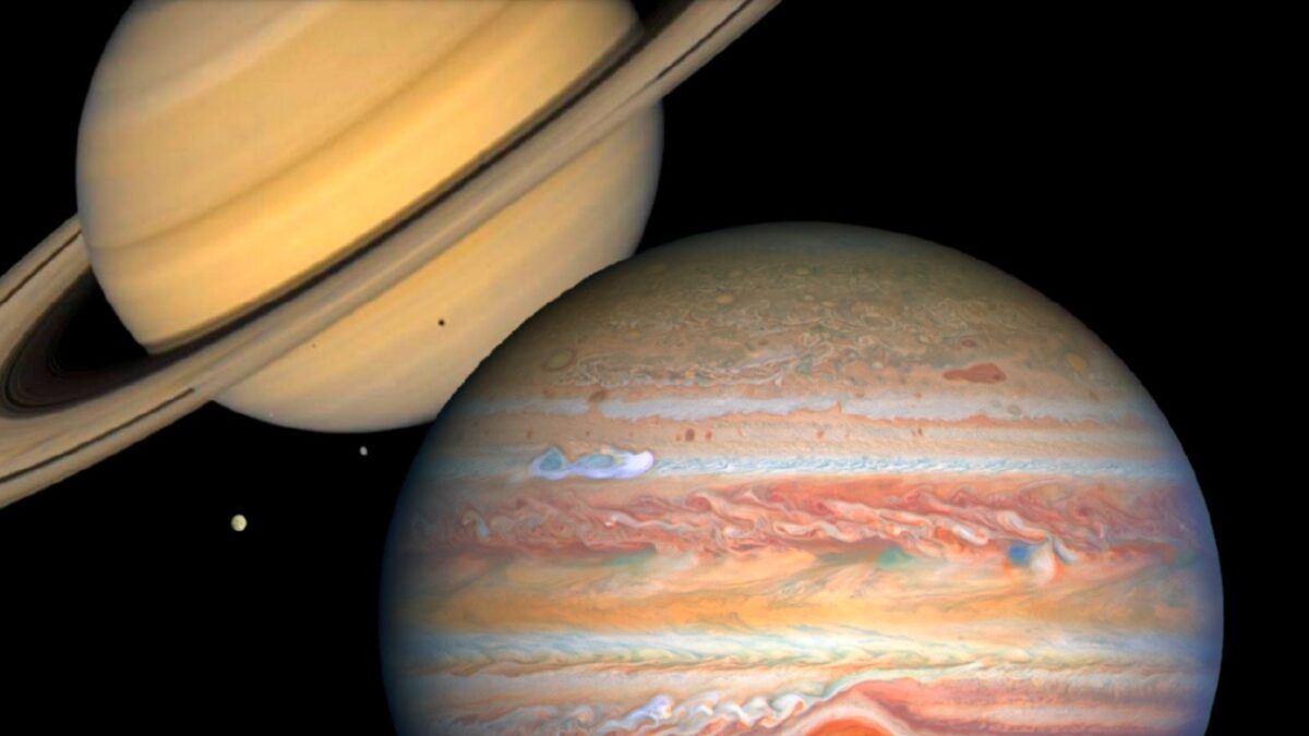 Júpiter y Saturno inauguran hoy la primavera con dos eclipses