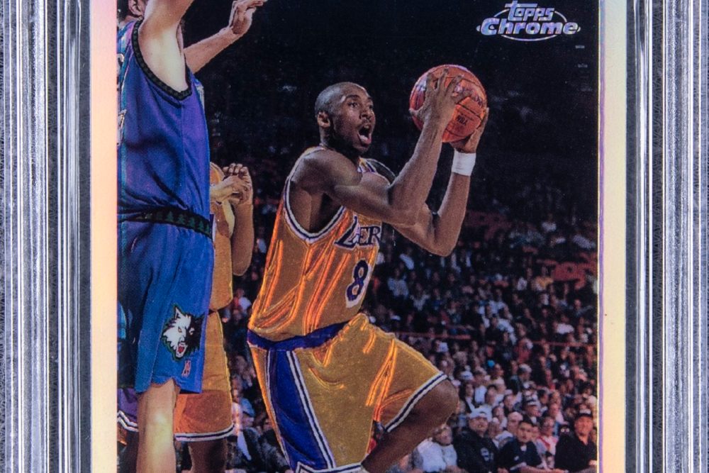 Un cromo de Kobe Bryant como rookie, subastado por dos millones de dólares