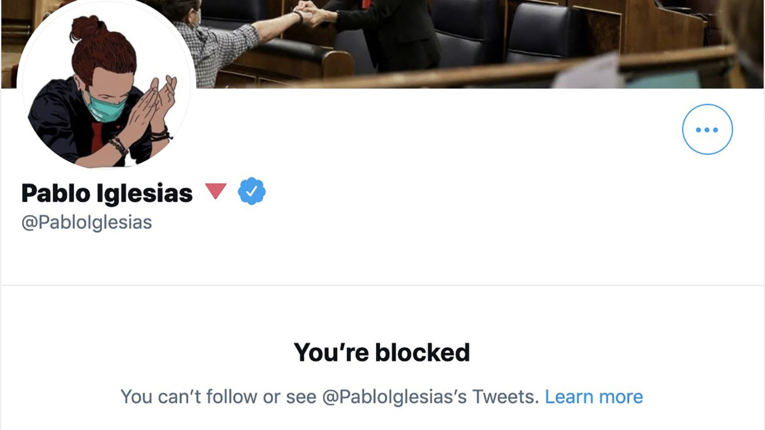 ¿Por qué me bloquea Pablo Iglesias?