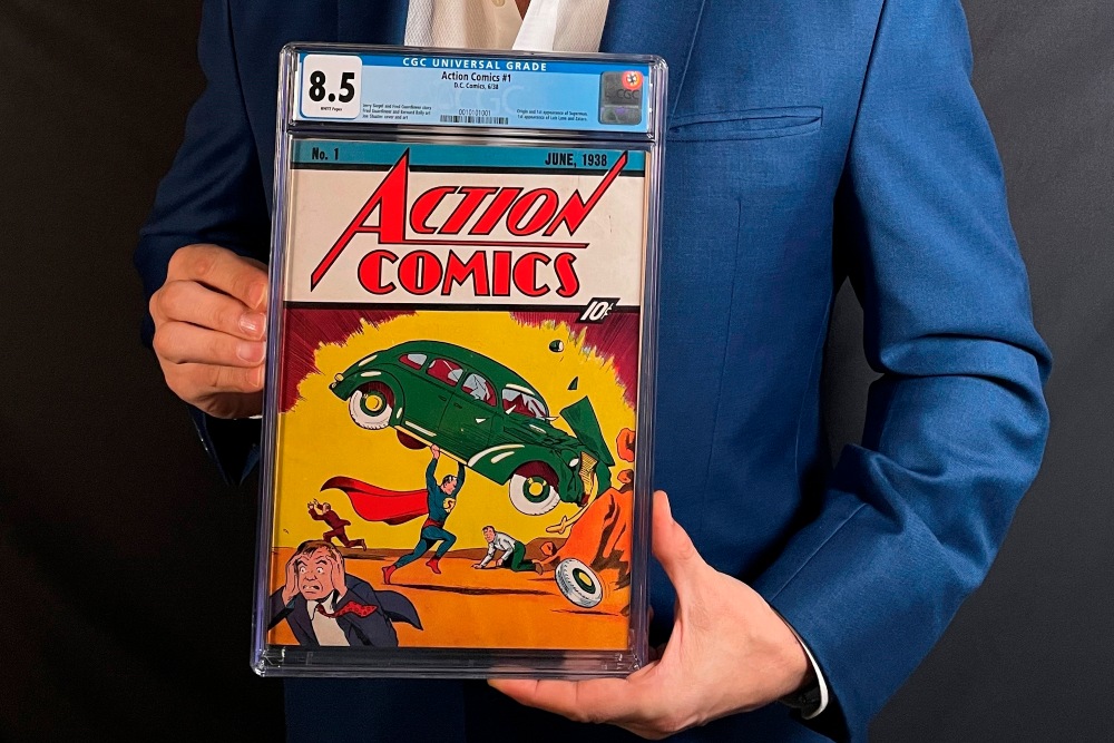 Nueva hazaña de Superman: un original del primer cómic, vendido por 3 millones