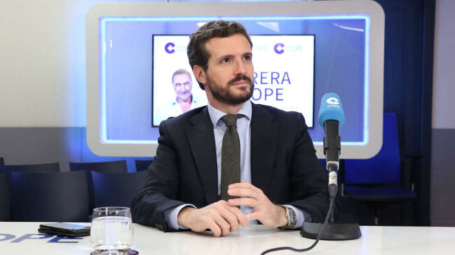 La entrevista de Casado con Herrera tras el debate electoral de Madrid