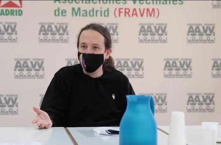 (VÍDEO) Iglesias, ante el spot de campaña electoral de Ayuso: «Te falta mucho Madrid, tía»