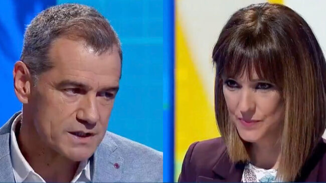 (VÍDEO) Toni Cantó da un repaso en directo a Mónica López sobre la falta de neutralidad de RTVE