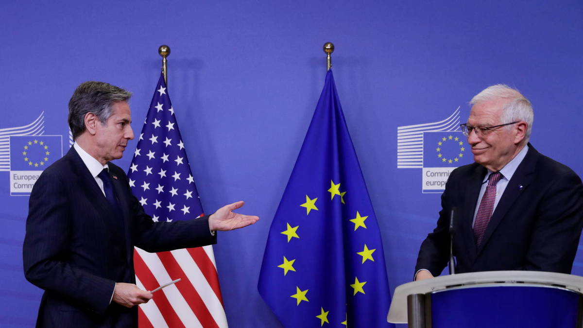 La UE y EE.UU. comparten «profunda preocupación» por la tensión entre Rusia y Ucrania