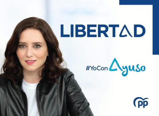 Presentada la imagen y el lema de campaña de Isabel Díaz Ayuso