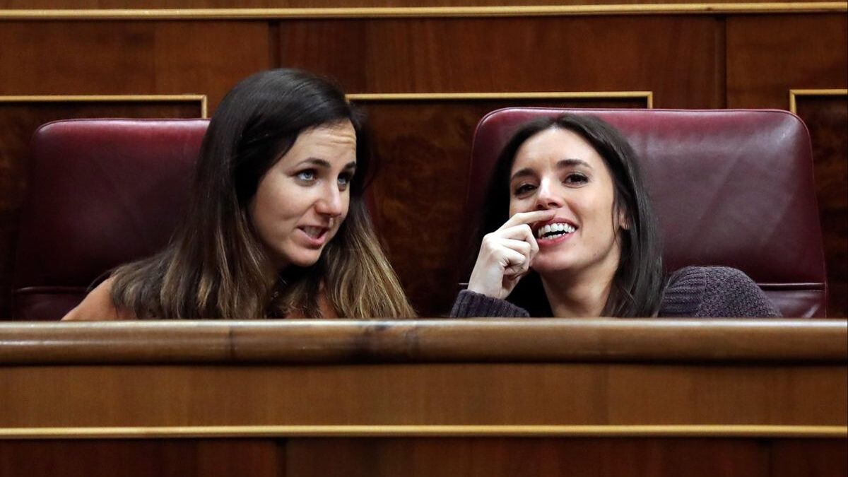 Irene Montero y la nueva ministra Ione Belarra justifican la violencia contra Vox