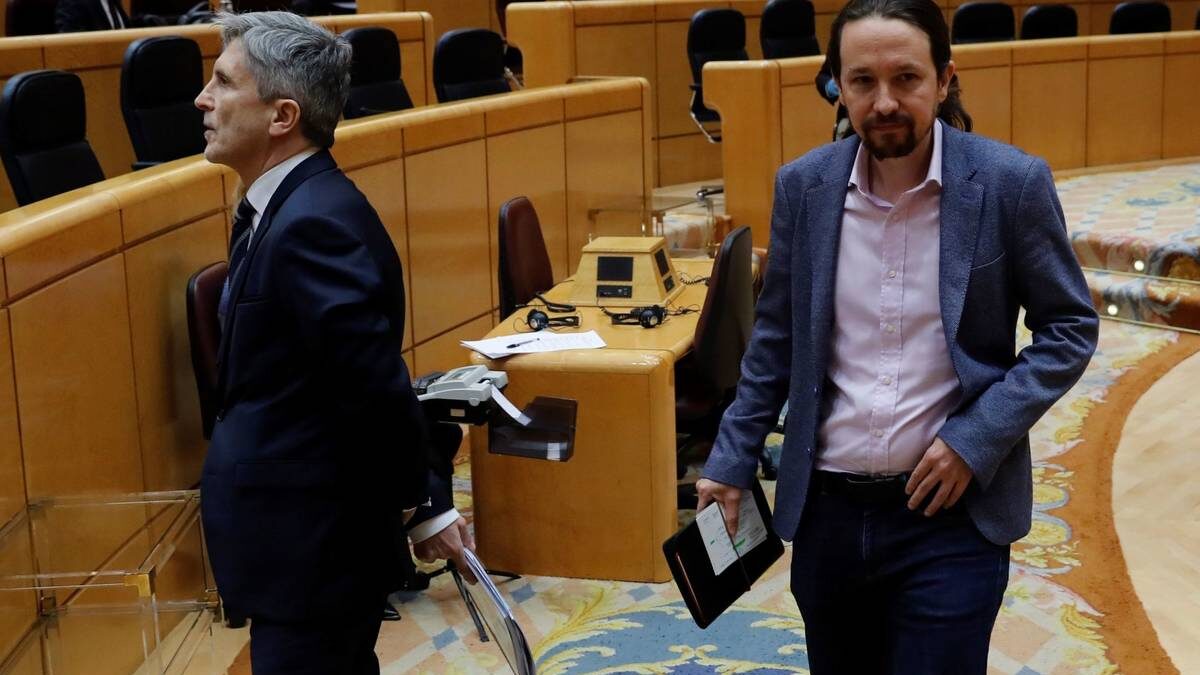 Grande-Marlaska, Pablo Iglesias y María Gámez reciben cartas con cartuchos de bala