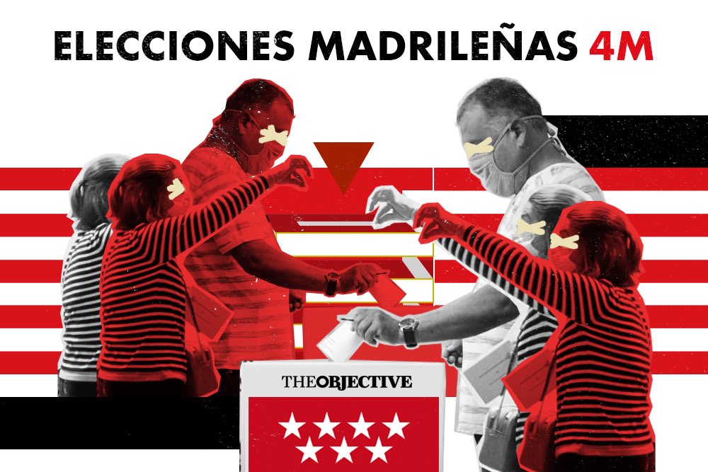Sigue la cobertura de la noche electoral del 4M en The Objective