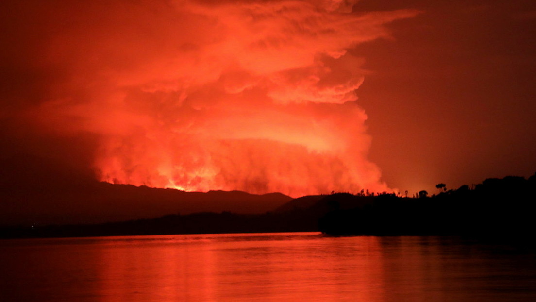 (VÍDEO) Erupción del volcán Nyiragongo: ríos de lava arrasan todo a su paso