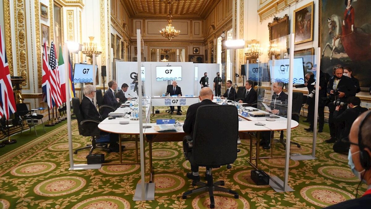 El G7 señala a Rusia y China en su cumbre en Londres: «La democracia está bajo presión»