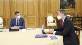 (VÍDEO) Felipe VI, en una reunión con Sánchez: "Madrid ha sido una liberación"