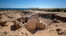 (FOTOGALERÍA) Descubren en la costa de Cádiz unas termas romanas excepcionalmente conservadas de casi cuatro metros de altura