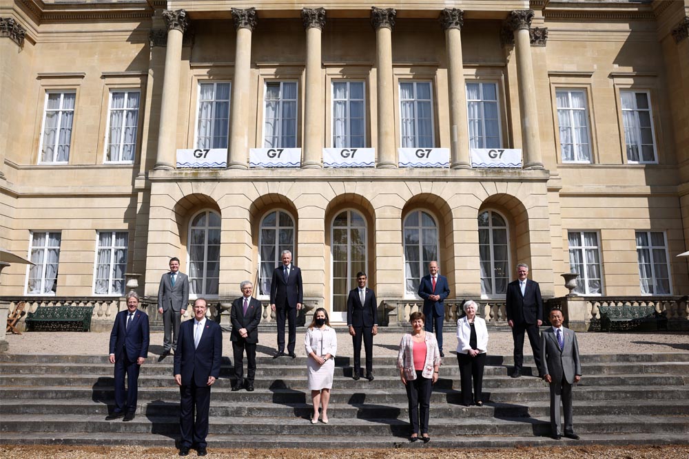 El G7 acuerda crear un impuesto mínimo mundial del 15% para las grandes empresas