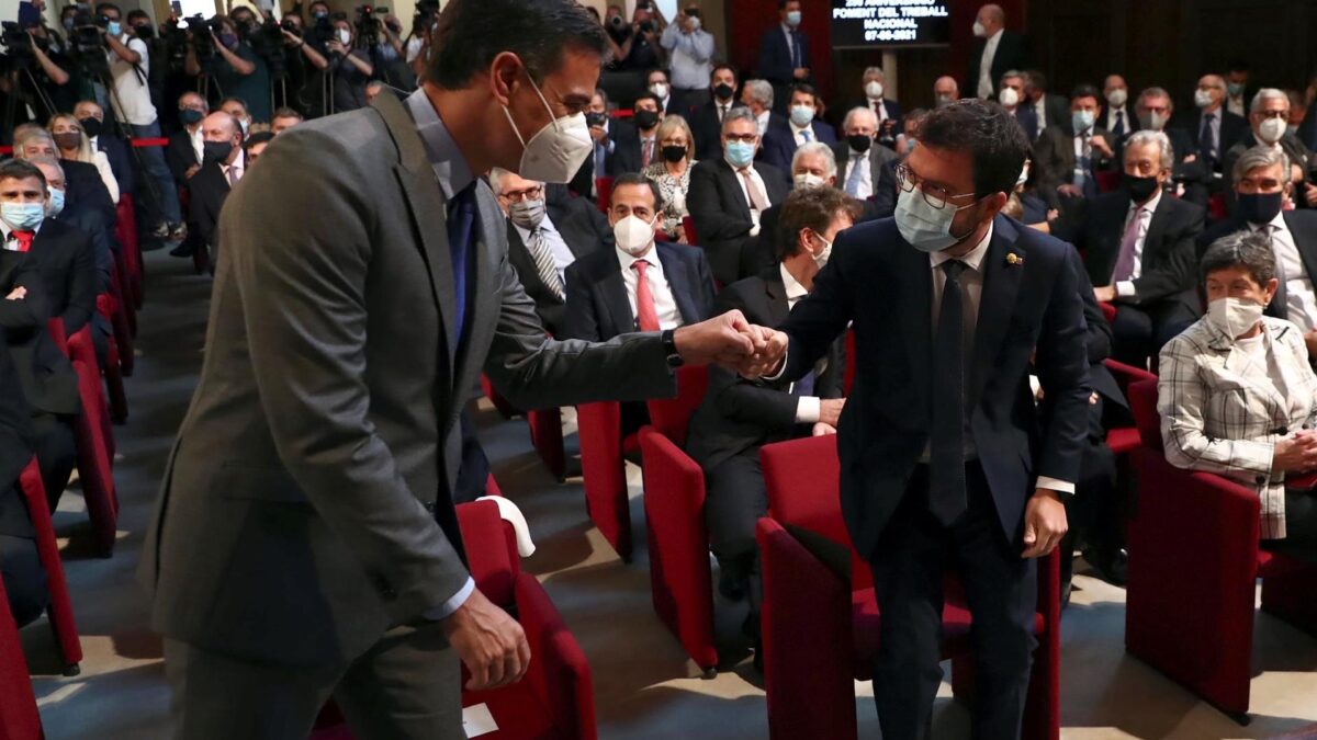 Aragonès apela al «diálogo» y reconoce «pasos» del Gobierno ante Sánchez